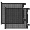 2-Pack Retractable Baby Gate, Mesh Dog Gate for Doorways, Extends up to 55" Wide, 33" Tall Child Safety Gate for Doorways, Indoor & Outdoors, Stairs