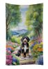 Bernedoodle Spring Path Kitchen Towel Dish Cloths Guest Hand Towel Decorative Bathroom Towel for Face,Tea, Dishcloth, Kitchen and Bath