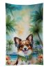 Papillon Luau Kitchen Towel Dish Cloths Guest Hand Towel Decorative Bathroom Towel for Face,Tea, Dishcloth, Kitchen and Bath