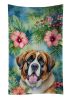 Saint Bernard Luau Kitchen Towel Dish Cloths Guest Hand Towel Decorative Bathroom Towel for Face,Tea, Dishcloth, Kitchen and Bath