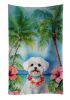 Maltese Luau Kitchen Towel Dish Cloths Guest Hand Towel Decorative Bathroom Towel for Face,Tea, Dishcloth, Kitchen and Bath