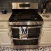 Boston Terrier Luau Kitchen Towel Dish Cloths Guest Hand Towel Decorative Bathroom Towel for Face,Tea, Dishcloth, Kitchen and Bath