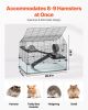 Wire Hamster Cage Habitat 29.5in Pet Rodent Gerbil Mice Small Animal House
