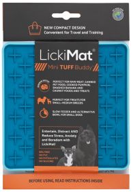 Mini Tuff Buddy Turquoise Dog