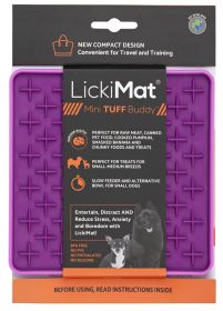 Mini Tuff Buddy Purple Dog