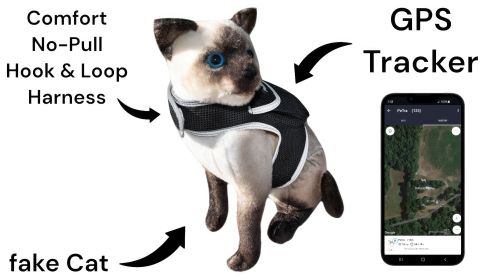 Inexpensive Pet Tracker Dog Cat GSM Tracking Device - Best GPS Pet Tracker (size: L)
