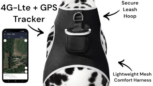 Pet Tracker Security Collar GPS for Pet Wireless GSM GPRS Tracking System (size: L)
