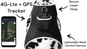 Pet Tracker Realtime Pet Locator Rechargeable GSM GPS Tracking Device Collar Mounted